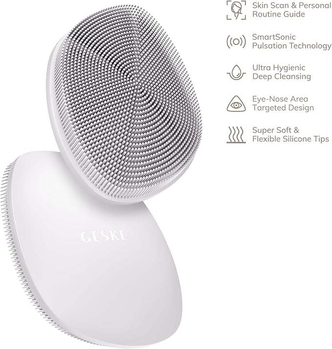GESKE SmartAppGuided™ Facial Brush | 4 in 1 | Professional Facial Cleansing - Image 4