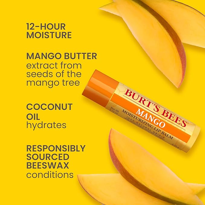Burt's Bees 100% Natural Moisturizing Lip Balm - Image 2