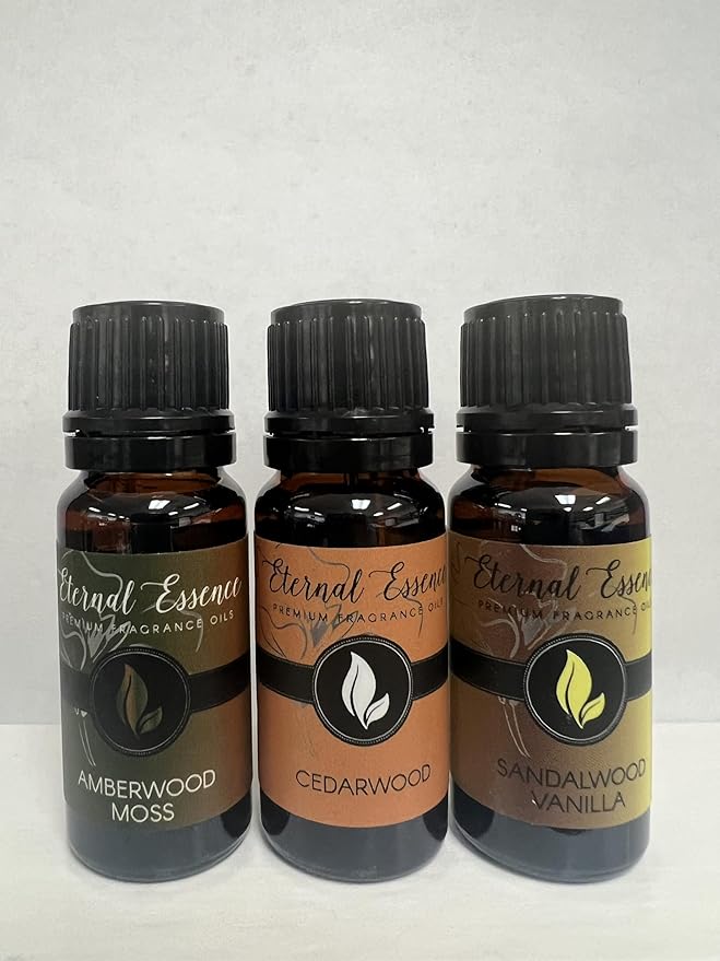 Trio - Amberwood Moss, Sandalwood Vanilla & Cedarwood - Premium Fragrance Oil - Image 5