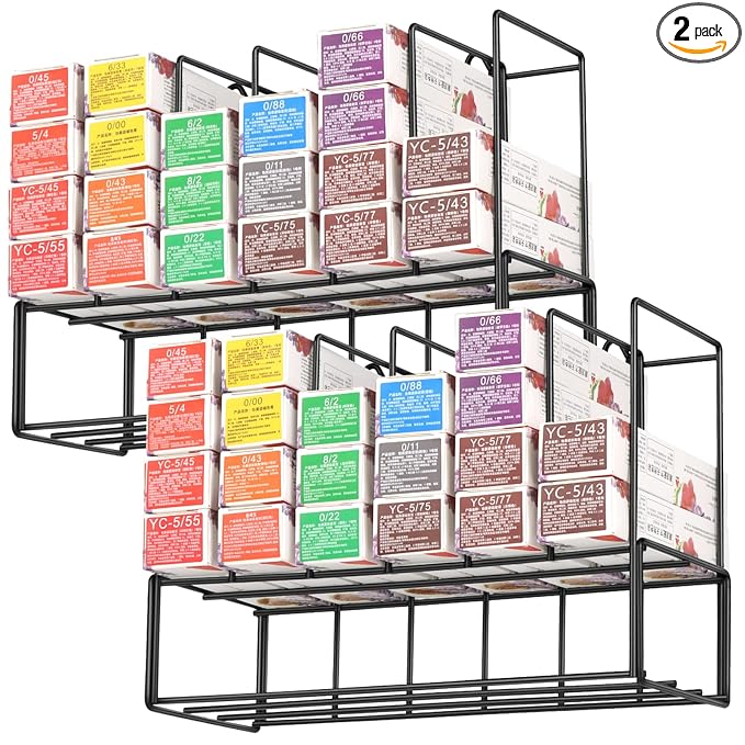 Meudid Hair Color Organizer for Salon Storage Rack by Meudid