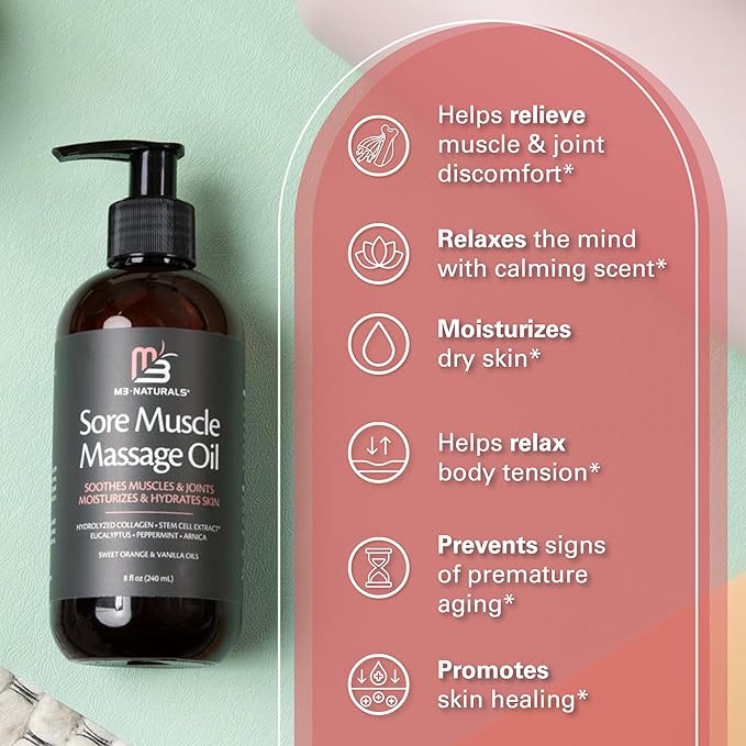 Arnica Sore Muscle Massage Oil for Massage Therapy - Image 6