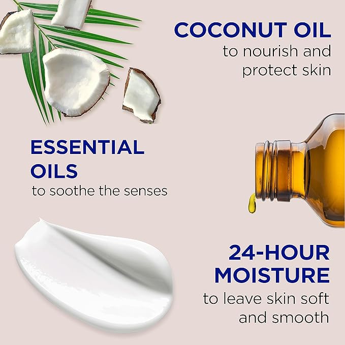 Dr Teal's 24 Hour Moisture+ Body Lotion, Coconut Oil & Essential Oils, 18 fl oz - Image 2