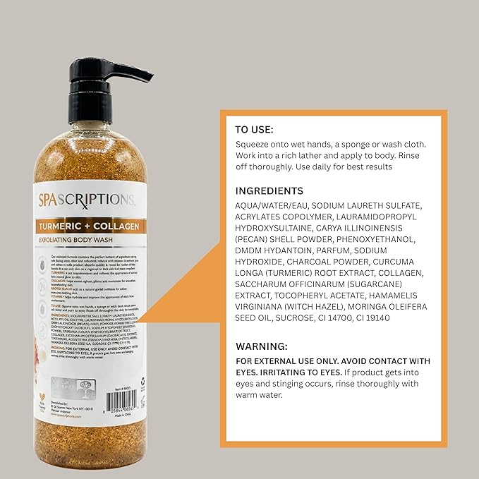SpaScriptions Turmeric & Collagen Body Wash - Image 7
