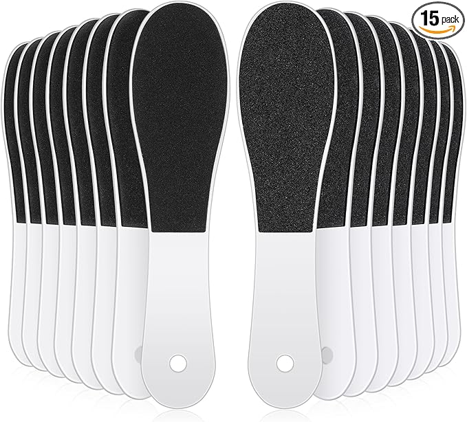 Lothee 15 Pack Foot File Foot Callus Remover Double Sided Professional by Lothee