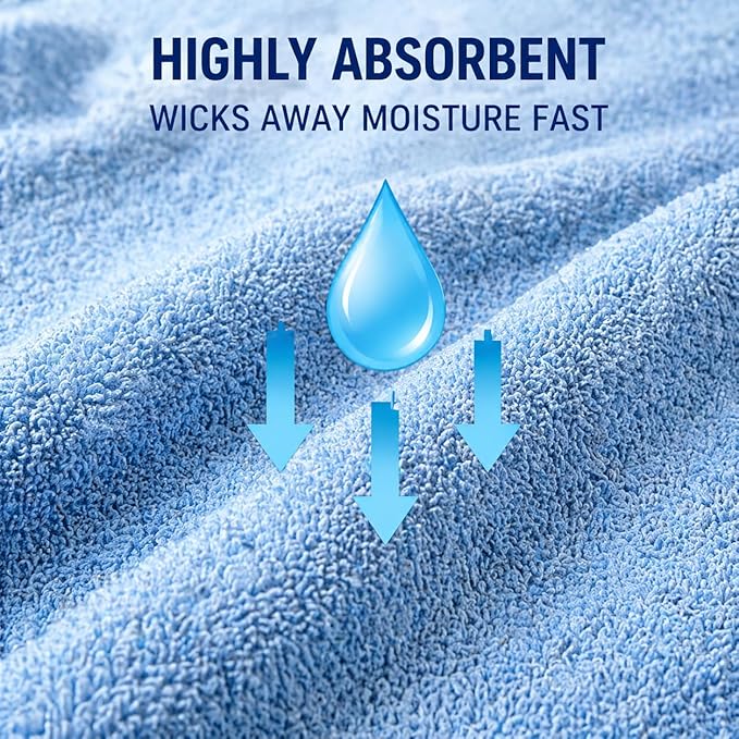 SEISSO 2 Pack Extra Large Bath Towels 63"x35", Bath Sheets - Image 6