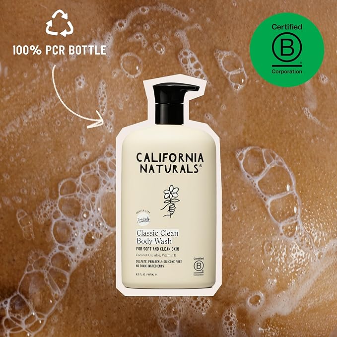 California Naturals Body Wash for Women and Men, Vitamin E Shower Gel Cleanser - Image 5
