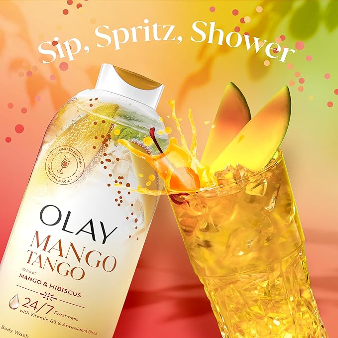 Olay Body Wash for Women, 24/7 Skin-Loving Freshness, Miami Mocktails, Plant - Image 7