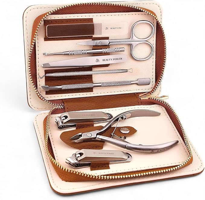 Beauty Power 9 in 1 Professional Manicure Pedicure Set by BeautyPower