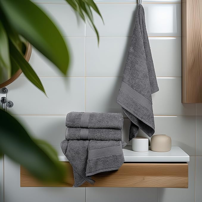 Commercial Bulk Pack of 12 Bath Towels – 100% Cotton Terry 24" x 48" – Ideal - Image 7