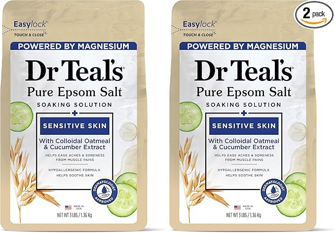 Dr Teal's Epsom Salt Magnesium Soak, Sensitive Skin by DrTeals