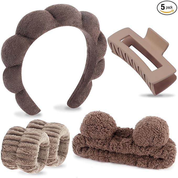 VELSCRUN Spa Headband, Makeup Face Wash Skincare Headbands, Stuff by VELSCRUN