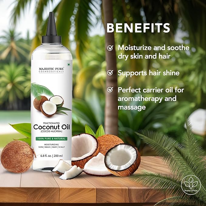 Majestic Pure Fractionated Coconut Oil - Image 4