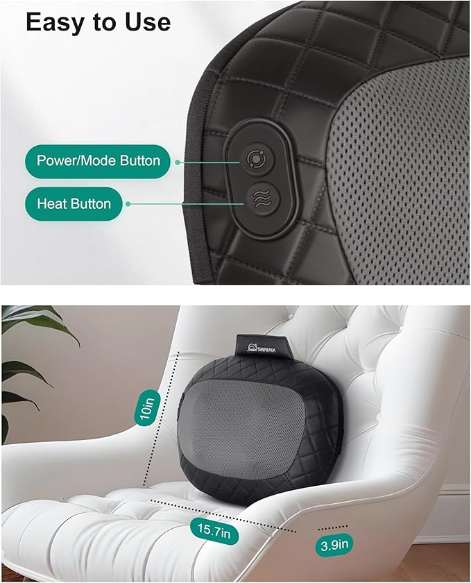 Snailax Shiatsu Back and Neck Massager - Image 5