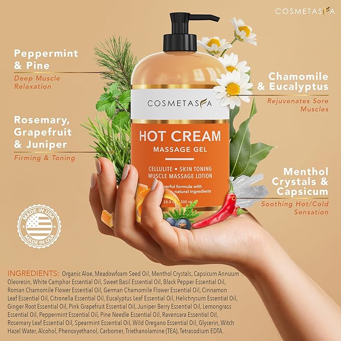 Cosmetasa Hot Cream Massage Gel - Image 2