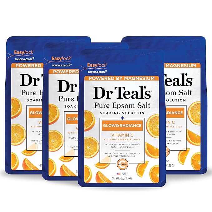 Dr Teal's Pure Epsom Salt Soak, Glow & Radiance by DrTeals