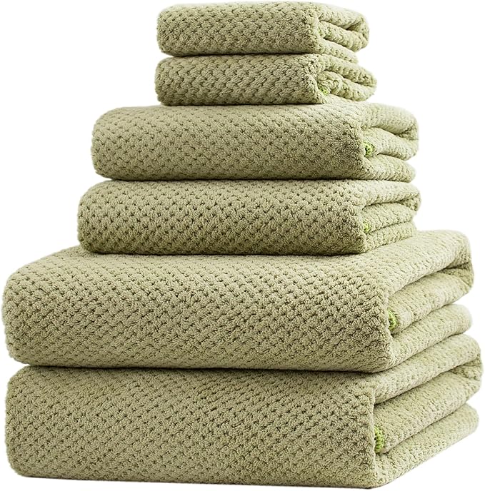 Extra Large Bath Towels Set for Bathroom 30x60 Inches Super Soft Light Weight by HVMSTOWELS