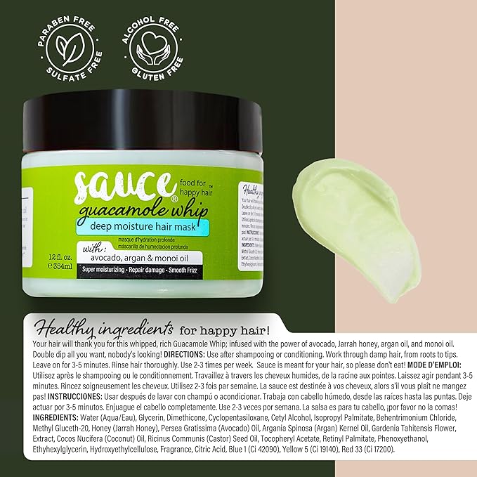 SAUCE BEAUTY Guacamole Whip Hair Mask - Image 7