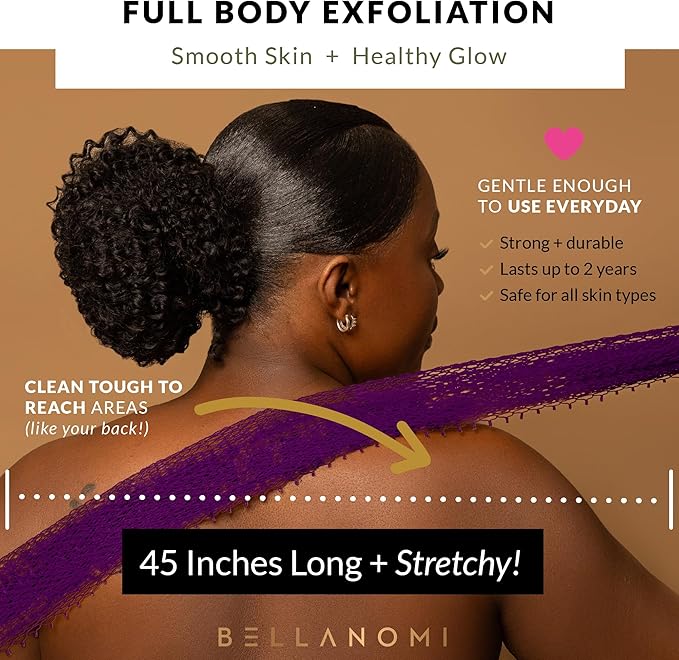 Bellanomi African Exfoliating Net Sponge, Ethically sourced from Nigeria - Image 7