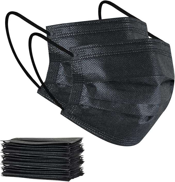 akgk 100Pcs Disposable Face Masks, 3 Ply Disposable Mask - Image 8