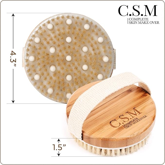 CSM Dry Brushing Body Brush for Lymphatic Drainage - Image 4