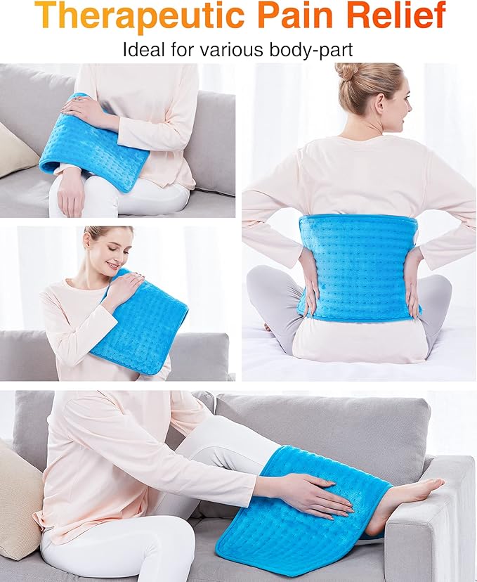 WOOMER Extra Large Heating Pad, Electric Heating Pad - Image 5