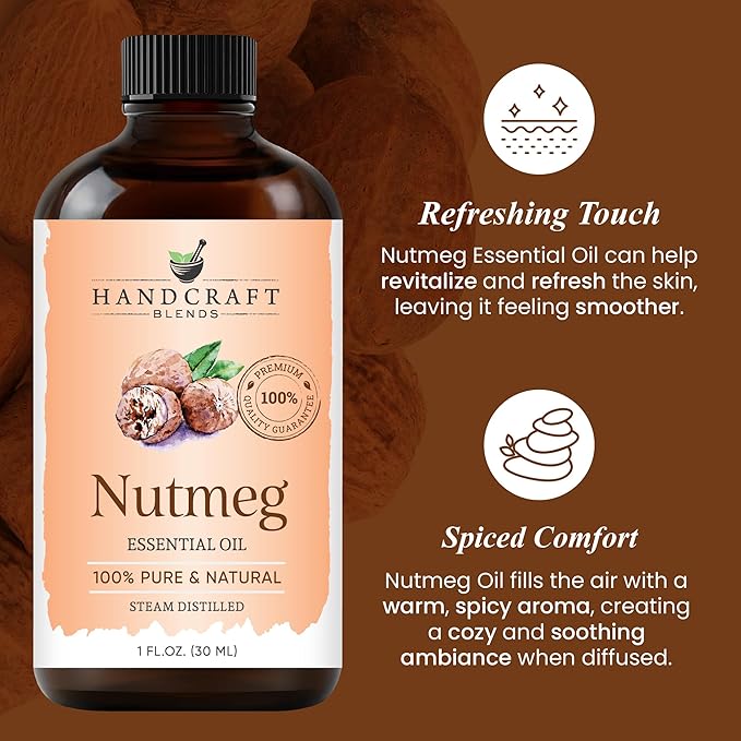 Handcraft Blends Nutmeg Essential Oil – 1 Fl Oz – 100% Pure and Natural – - Image 4