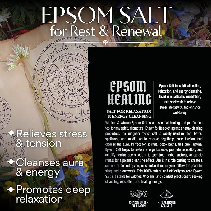 Epsom Salt for Healing, Relaxation & Energy Cleansing – Natural Magnesium-Rich - Image 5