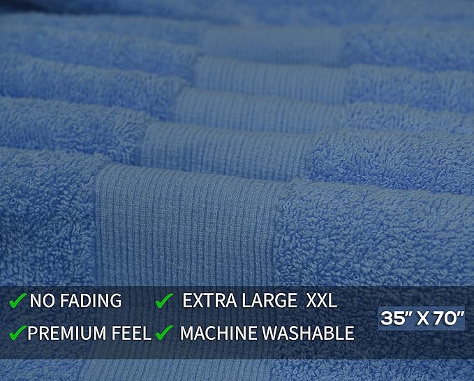 Softolle 100% Cotton Luxury Bath Sheets - Image 4