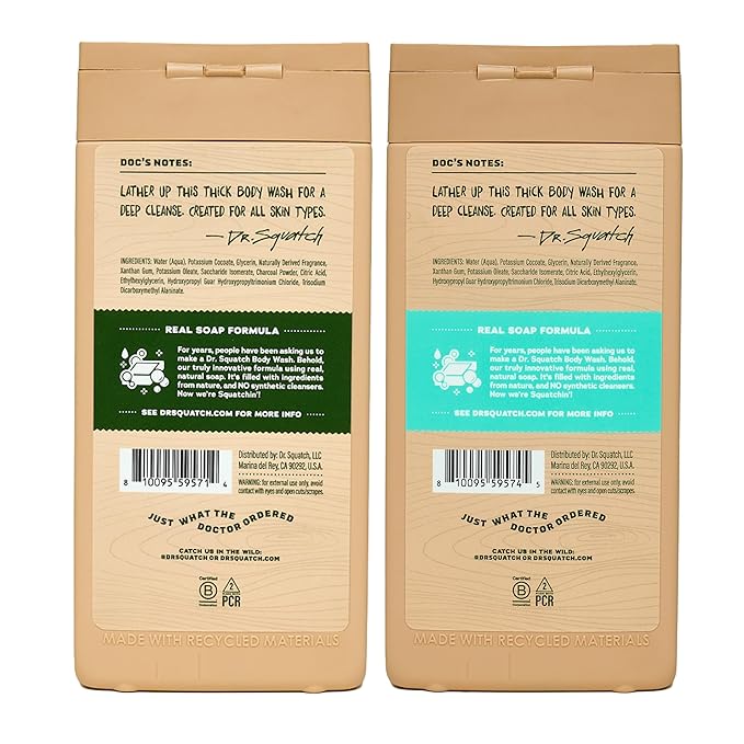Dr. Squatch Natural Men's Body Wash Shower Gel - Image 6