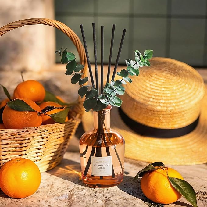 COCORRÍNA Mediterranean Citrus Reed Diffuser – 6.76 oz Essential Oil - Image 3