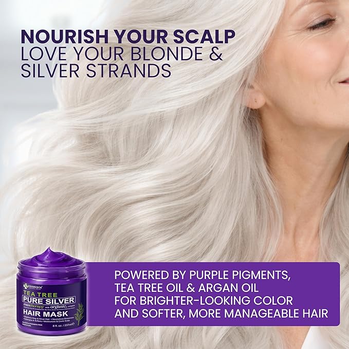 KESMEDIK Tea Tree Purple Hair Mask Toner - Image 6