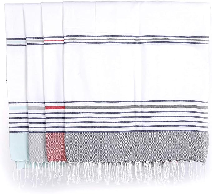Prewashed, Original Turkish Peshtemal Towels Pestemal Towel Thin Camping Bath - Image 3