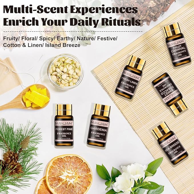 MAYJAM Fragrance Oil Gift Set, Top 20 Essential Oils Variety Pack - Image 4