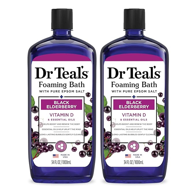 Dr Teal's Foaming Bath with Pure Epsom Salt, 34 fl oz by DrTeals