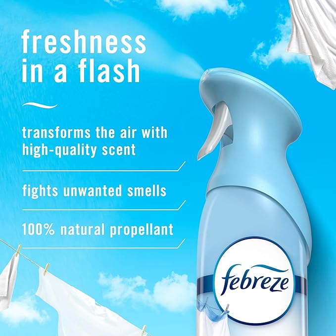 Febreze Air Freshener Spray, Odor-Fighting Room Spray, Tropical Blend Scent - Image 2
