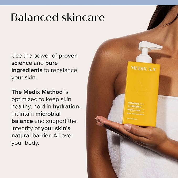 Medix 5.5 Vitamin C Lotion + Collagen Cream Anti Aging Moisturizer Skincare Set - Image 9