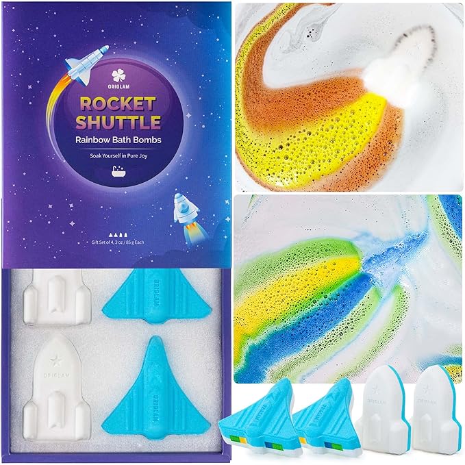 ORIGLAM Space Rocket Bath Bombs by Unknown