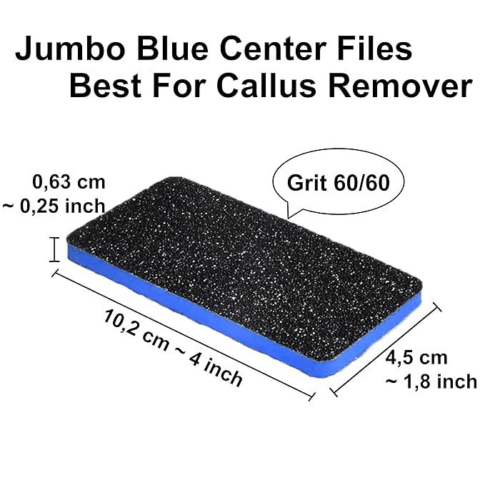 New AMT 25 PCS Pedicure Foot File Grit 60/60, Nail Files - Image 2