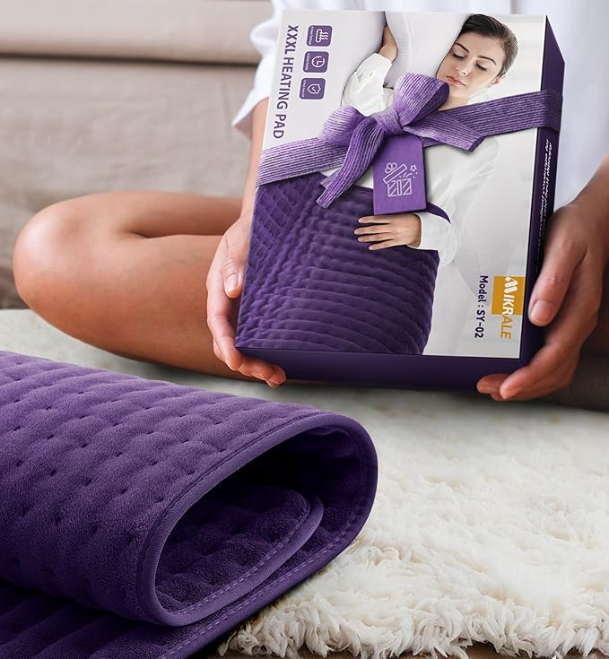 Mothers Day Gifts for Mom, Heating Pad for Back, Neck & Shoulder Pain Relief - Image 6