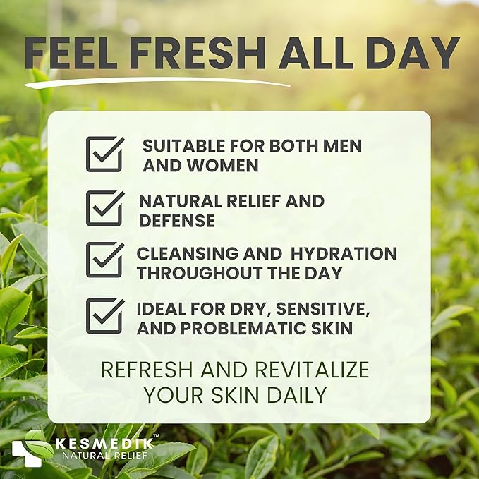 KESMEDIK Tea Tree Body Wash MaxTherapy, Itchy Skin Relief, Tea Tree Oil Soap - Image 6