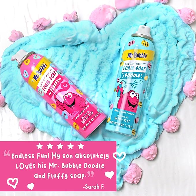 Mr. Bubble The Village Company Limited Edition Foam Soap, Strawberry Candy Scent - Image 6