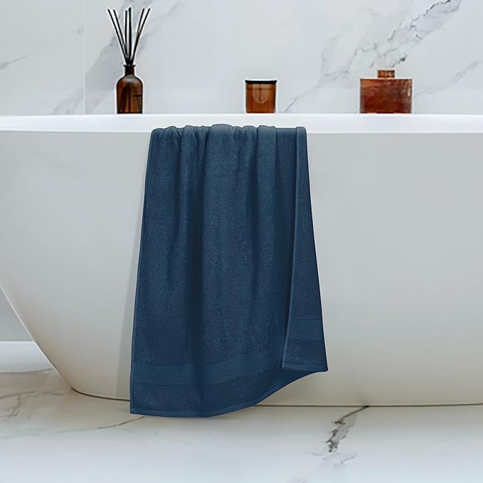 Belizzi Home 4 Pack Bath Towel Set 27x54, 100% Ring Spun Cotton, Ultra Soft - Image 5