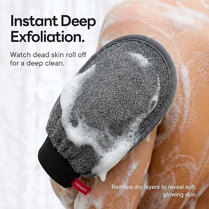 Caveem Exfoliating Mitt, Body Scrubber - Image 2