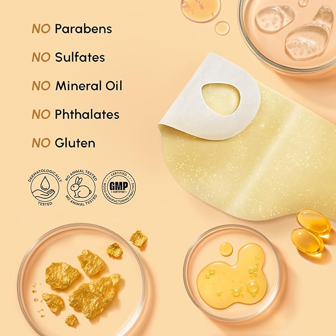 MAREE V Line Lifting Mask with 24K Gold – Deep Collagen Face Mask - Image 8