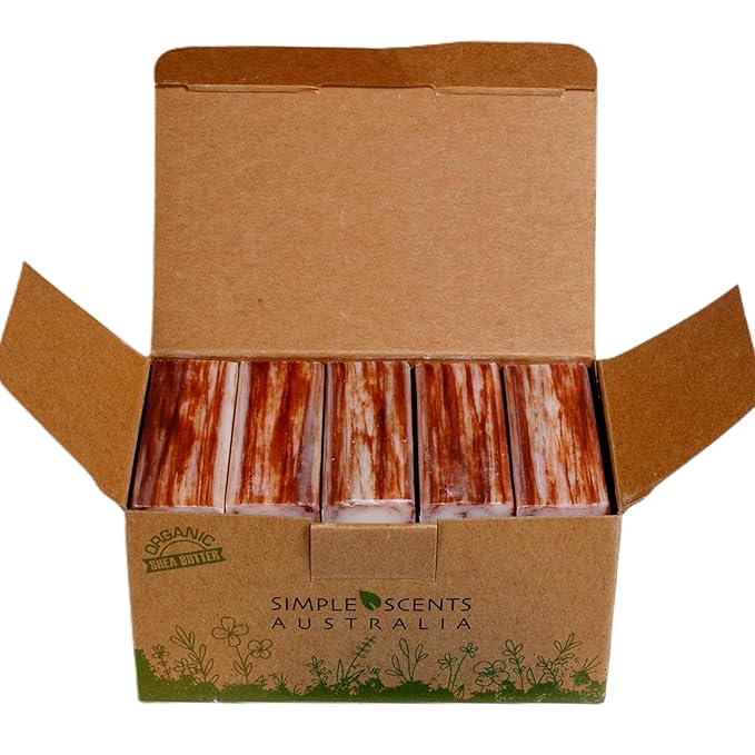 Simple Scents Australia Patchouli Scented Natural Soap Bars, 3.5oz Moisturizing - Image 2
