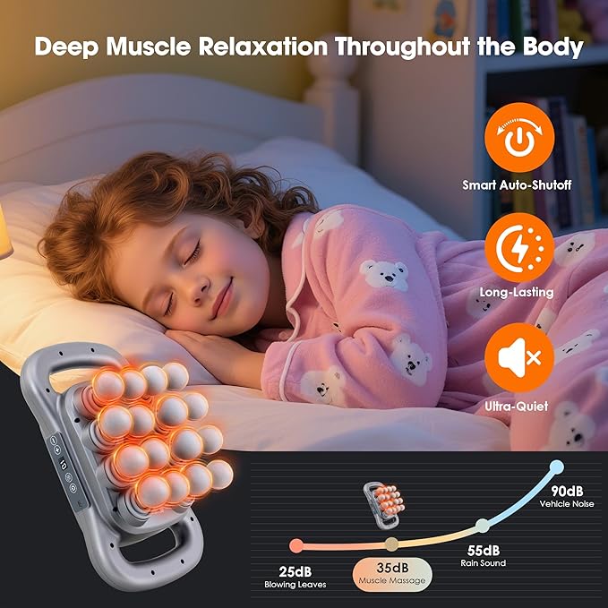 16 Head Massage Gun Set, Deep Tissue Percussion Massager, Electric Massage Tools - Image 4