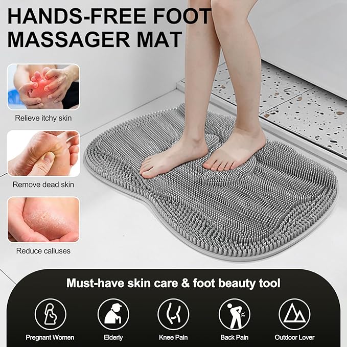 Bath Shower Foot Scrubber Mat - Image 4