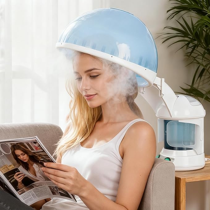3 in 1 Facial Steamer, Hair Steamer, Air Humidifier Hot Mist Moisturizing by Saicool