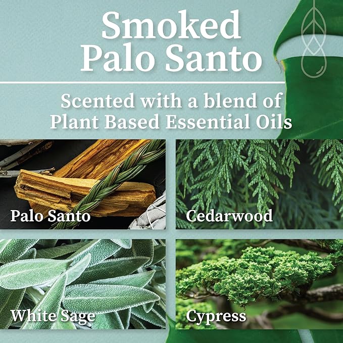 Hemlock Park Smoked Palo Santo Apothecary Hand-Poured Scented Candle | - Image 2