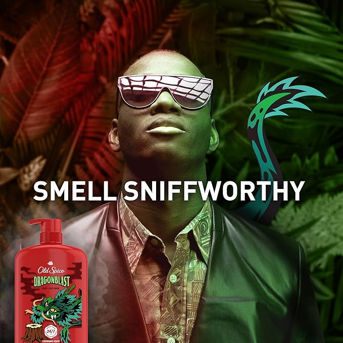 Old Spice Cleansing Body Wash for Men, 3X Defense, 24/7 Shower Fresh - Image 6